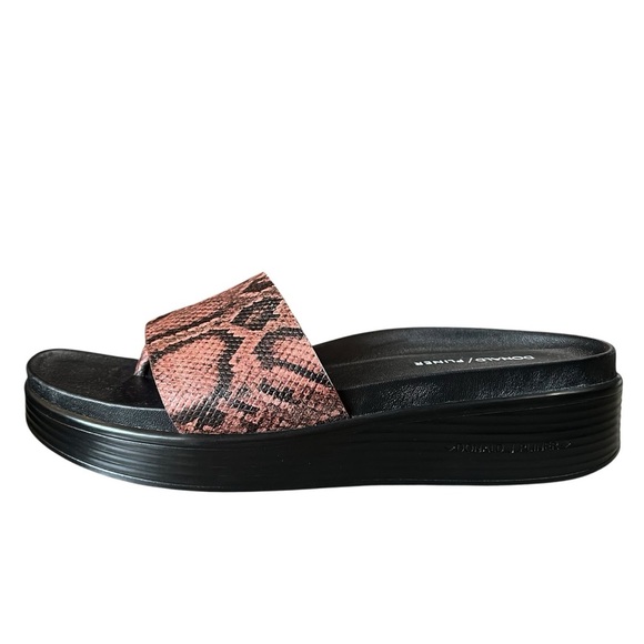 Donald Pliner Sandals Size 10 NWOB Rose Python Animal Print FiFi Platform - Picture 4 of 11